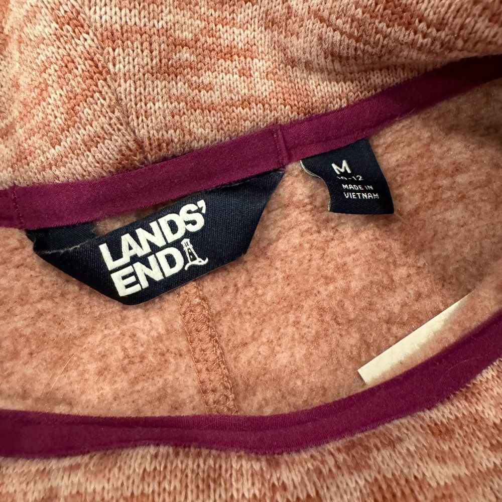 Red Cowl-neck Fleece Tunic - Picture 6 of 6